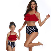 Leopard/Floral 2-Piece Bikini Suit Swimsuit